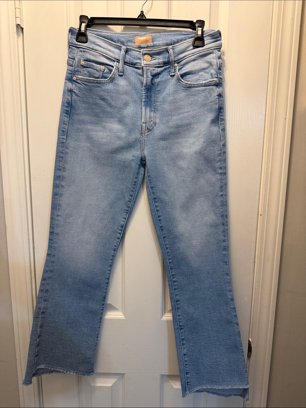 MOTHER Light Blue Flare Jeans - Casual Wide Leg